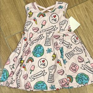 Pink Girl Power Dress